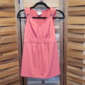 Motherhood Maternity Orange Sleeveless Orange Shirt Women's Size S